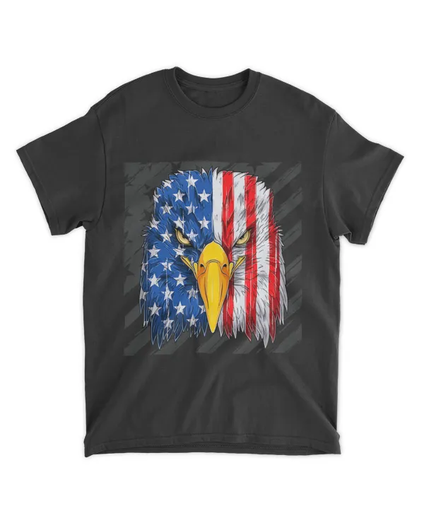 American Eagle Shirt USA Flag 4th of July Independence