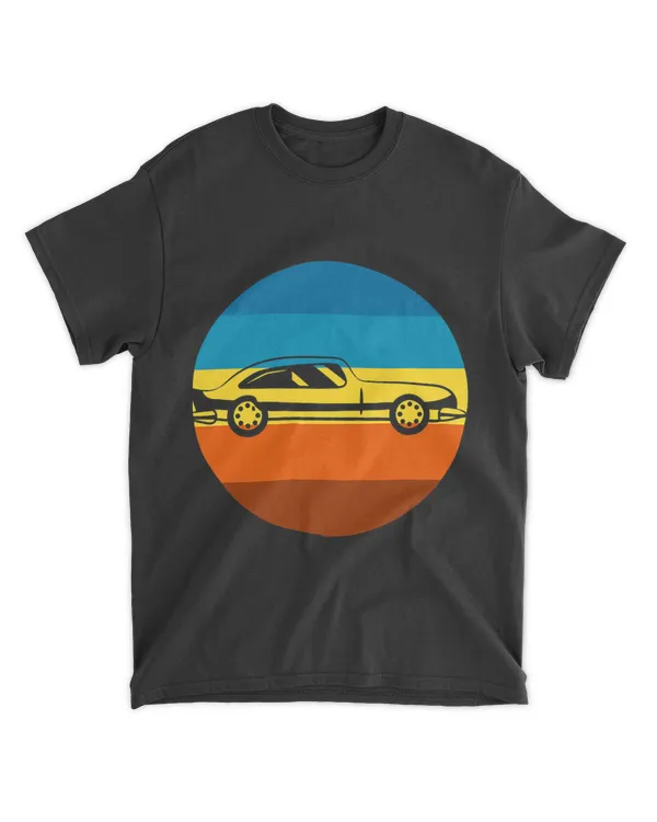 Auto Racing Retro Sunset for Car Racer
