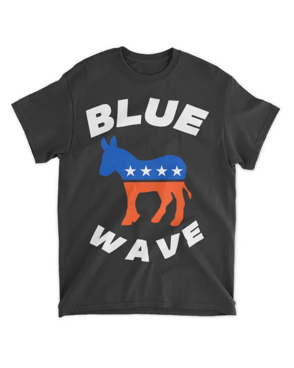 Blue Wave Democratic Party Donkey Go Vote