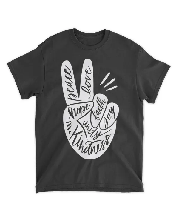 Peace Love Kindness Unity Hand Be Kind Anti Bullying