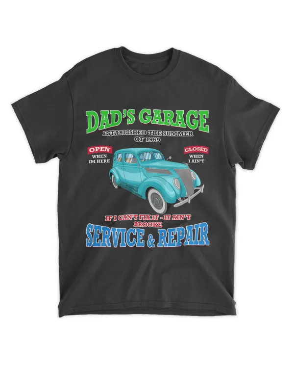 Dads Garage Service Repair Classic Car Hot Rod Racing Gift 21