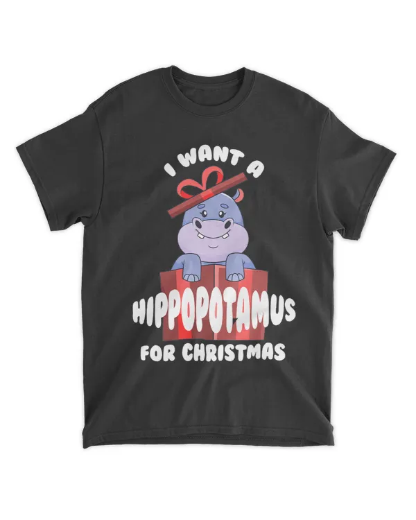 Funny Hippo I want a hippopotamus for Christmas 3