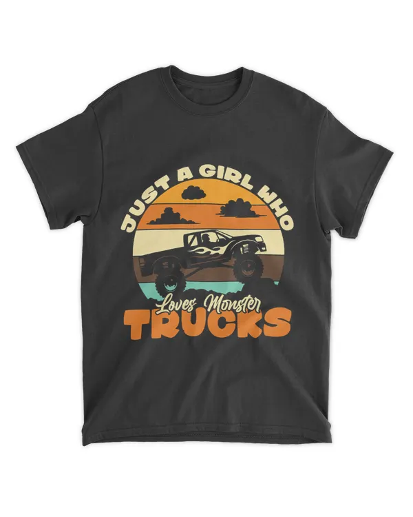 Funny Just A Girl Who Loves Monster Trucks 50