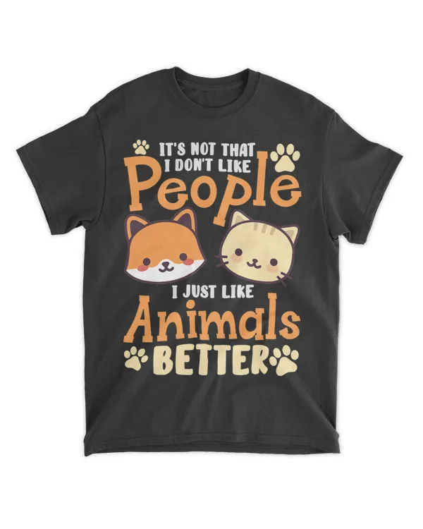 Animals Better Introvert Social Distancing Cat Dog Pet Lover 22