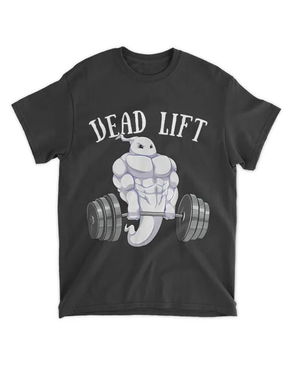 Ghost Dead Lift Funny Halloween Lifting Weights Fitness Gym 12