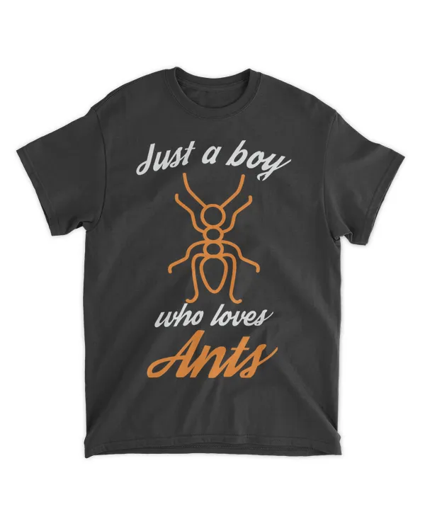 Vintage Just A Boy Who Loves Ant Animal Lovers