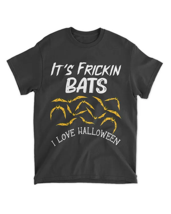 Its Fricking Bats I Love Halloween Lazy Costume