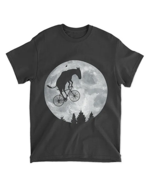 DONKEY Riding Moon Bike Halloween Lunar Cycling Cyclist