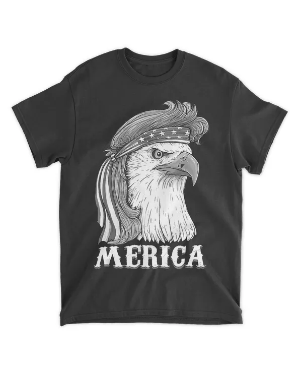 Eagle Mullet 4th Of July USA American Flag Merica 21