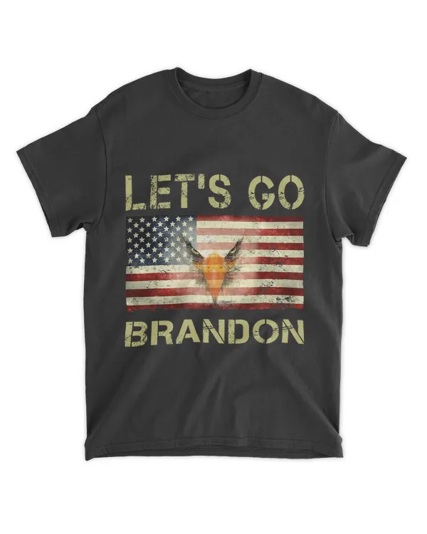 Lets Go Brandon Retro Eagle US Flag Funny
