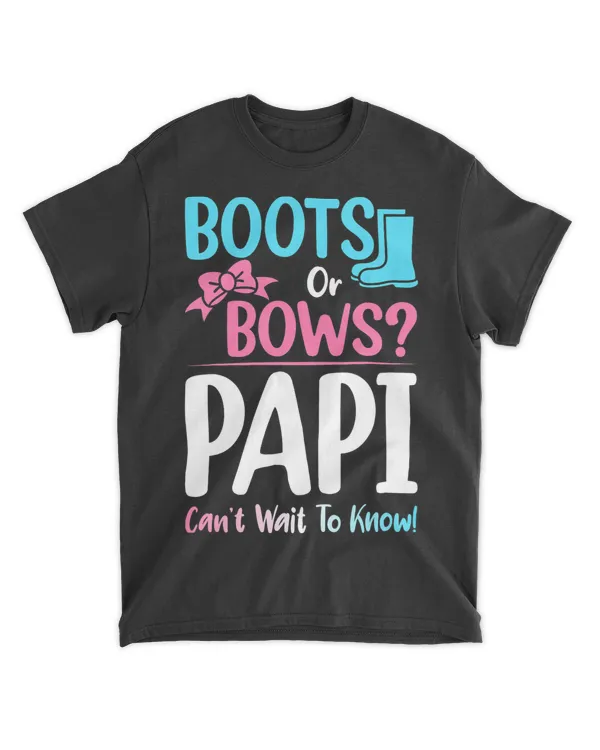 Boots or Bows Papi Gender Reveal Pregnancy Announcement