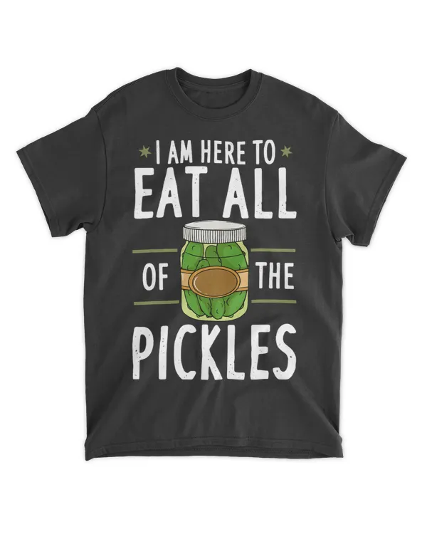I Am Here to Eat All of the Pickles Gift Jar Salt Cucumber 3