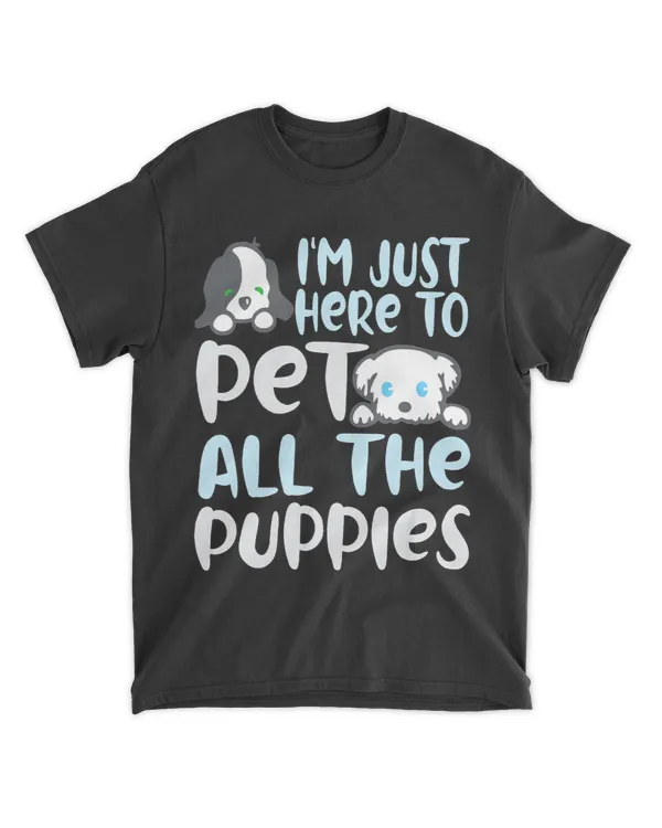 im here to pet all the puppies cute puppies lovers