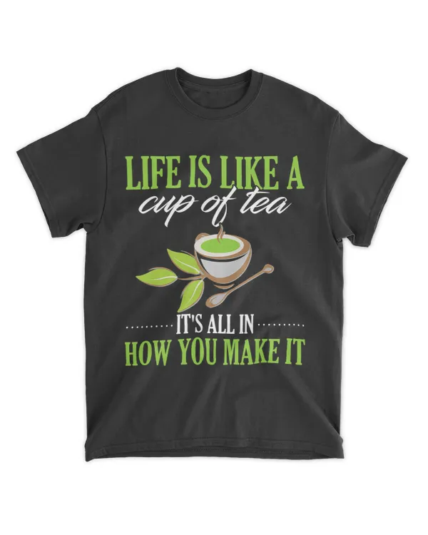 Inspiring Piece Of Wisdom Life Is Like A Cup Of Green Tea
