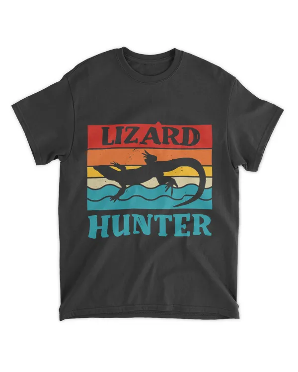 Lizard Lover Hunter Tshirt Mens Womens Funny Reptile Lover