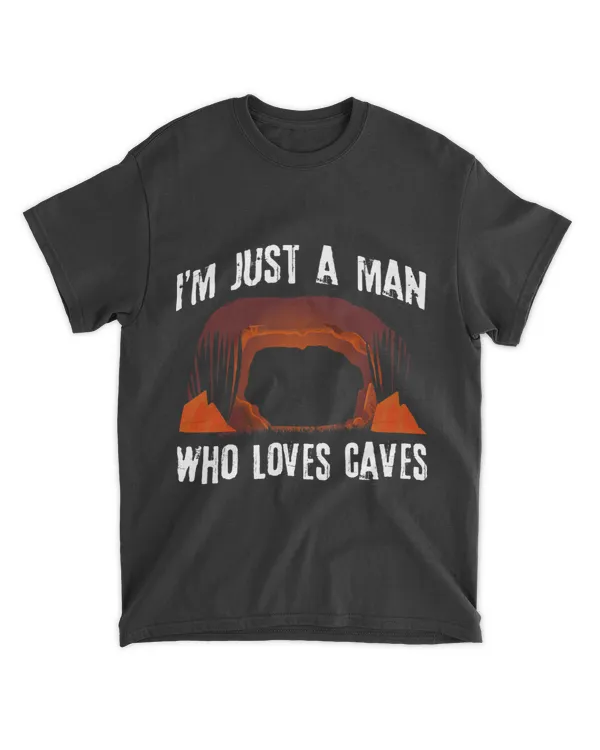 Mens Caving Dad I´m just a man who loves caves Spelunkers father