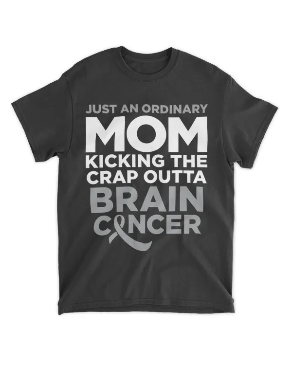 Funny Brain Cancer Fighter Survivor Gift for Mom 2Awareness