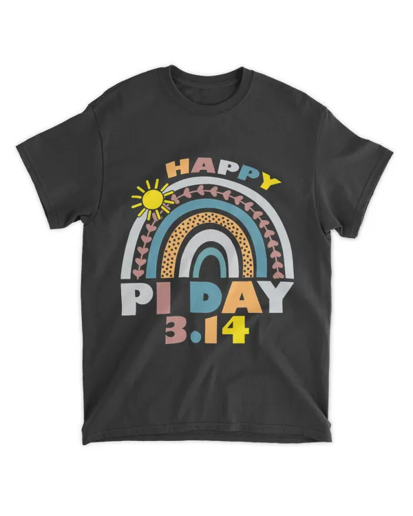 Happy Pi Day Mathematics Math Teacher Cute Rainbow Pi 3.14