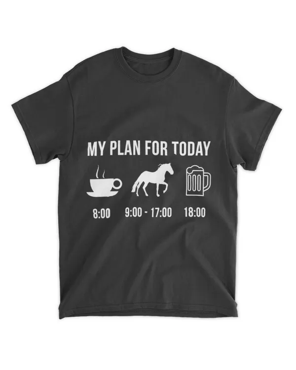Funny Horse Dressage Equestrian My Plan For Today 21
