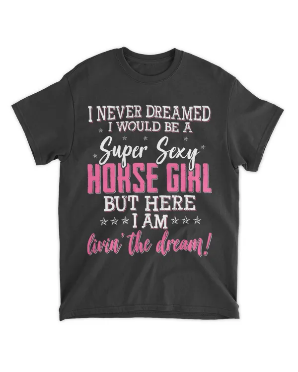 Funny Horse Lover Graphic for Women Equestrian Horseback