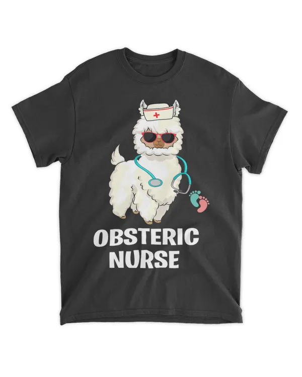 Funny Obstetric Nurse Llama Neonatal Nicu OB Nurse