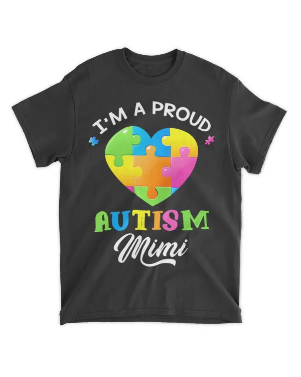 Im A Proud Autism Mimi Heart Puzzle Awareness Autistic Kids