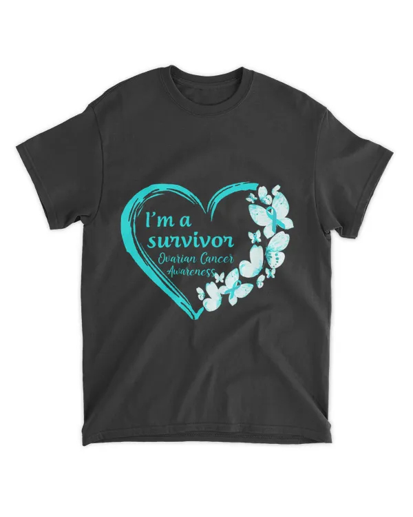 Im A Survivor Butterfly Ovarian Cancer Awareness Warrior