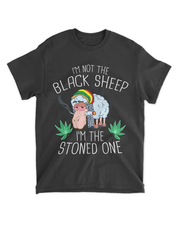 Im Not The Black Sheep Im The Stoned One THC Weed Cannabis