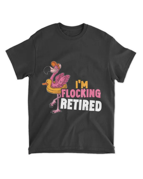 Im Flocking Retired Pink Flamingo Bird Retirement Party 21