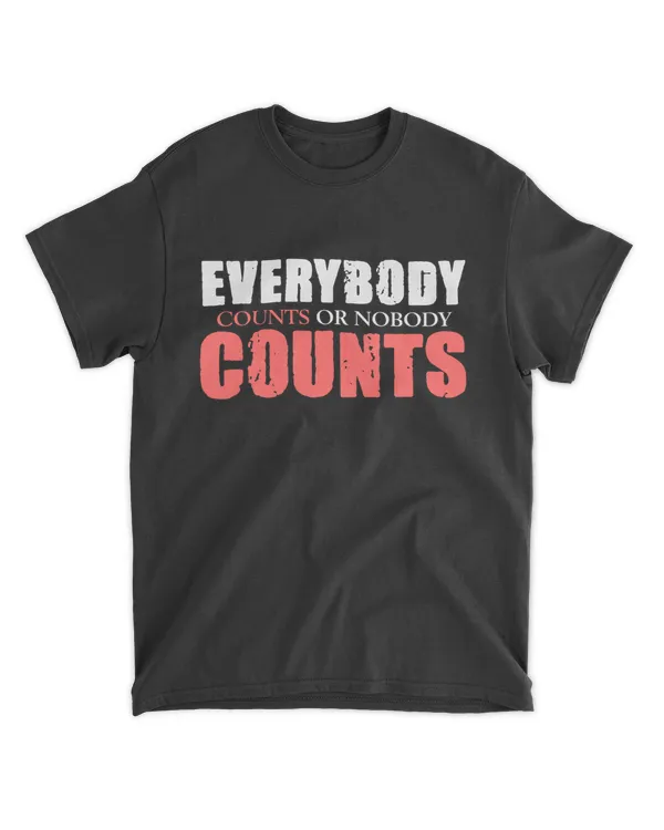 Everybody counts or nobody counts