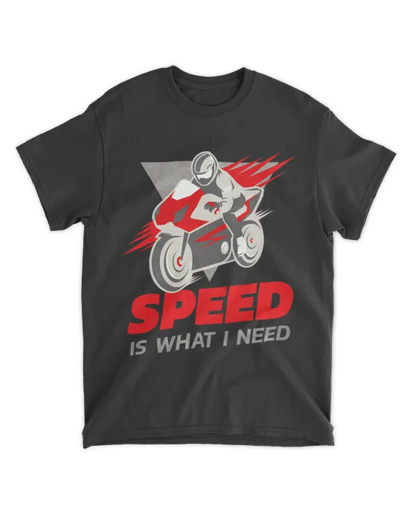 Vintage Retro Speed is What I Need Motorcycle Sports Racing