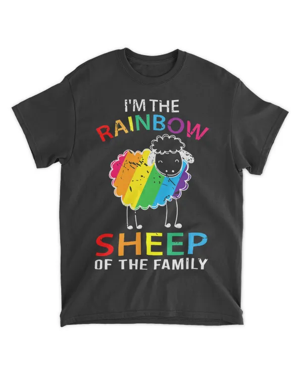 LGBT Pride Month Gift Farm Animal Rainbow Sheep