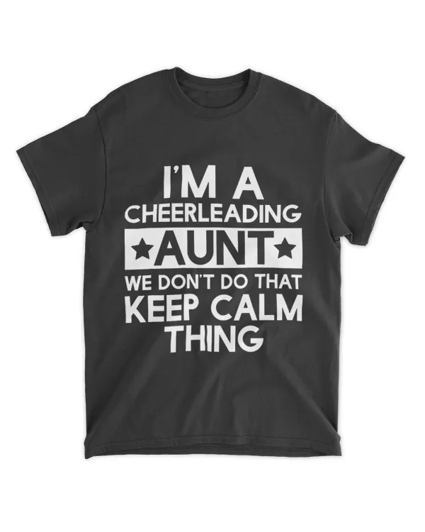 Mens Keep Calm Cheerleading Uncle Funny Cool Uncle T Shirt Gifts