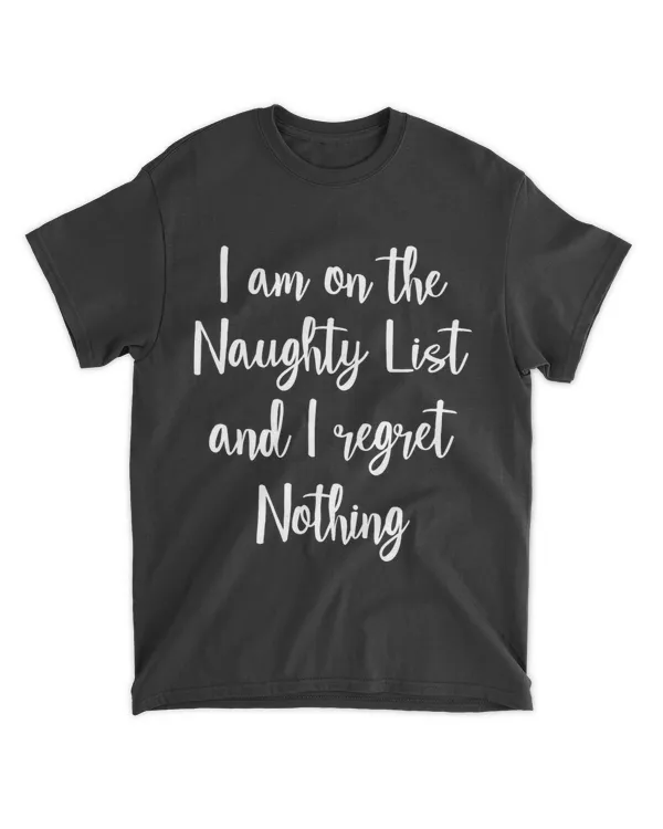 Im On The Naughty List And I Regret Nothing Funny llama