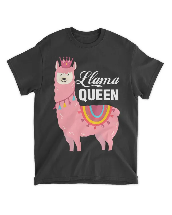 Mom Llama Queen Cute Animal Lover For Women Funny Llama 25