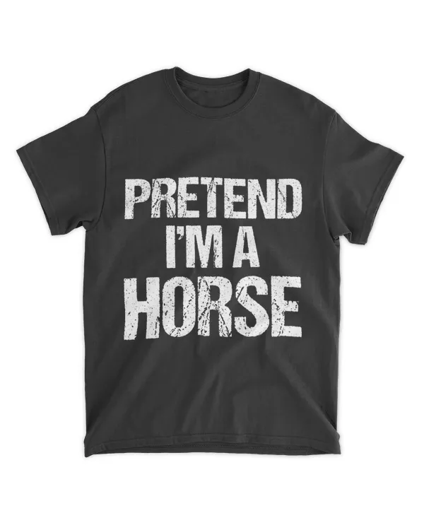 Pretend Im a Horse Costume Funny Halloween Party 21