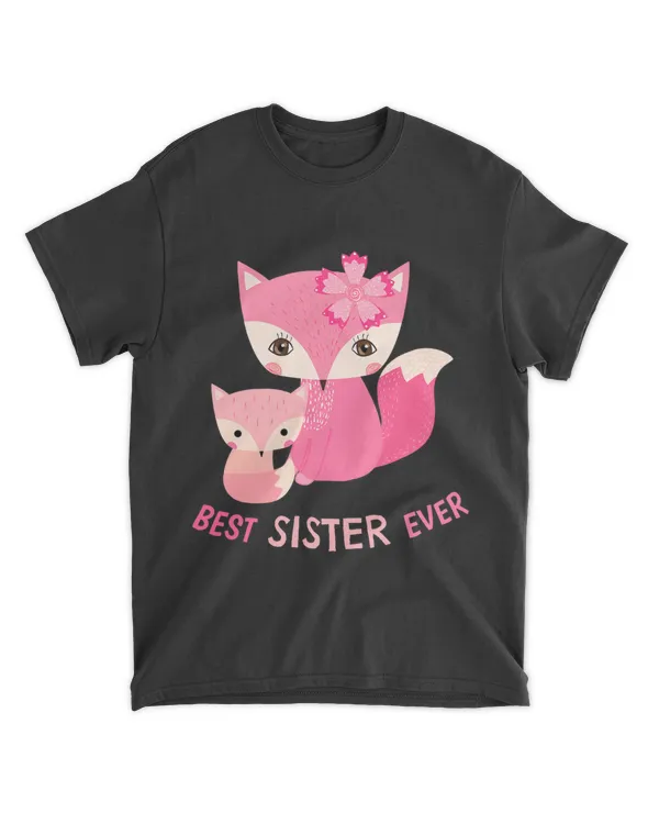 Best Sister Ever Cute Fox