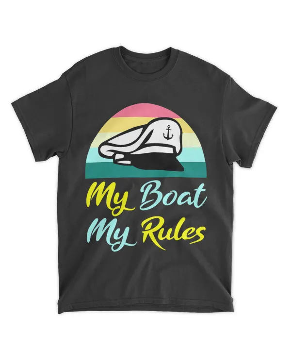 BOAT CAPTAIN My Boat My Rules Sailor Costume Gifts