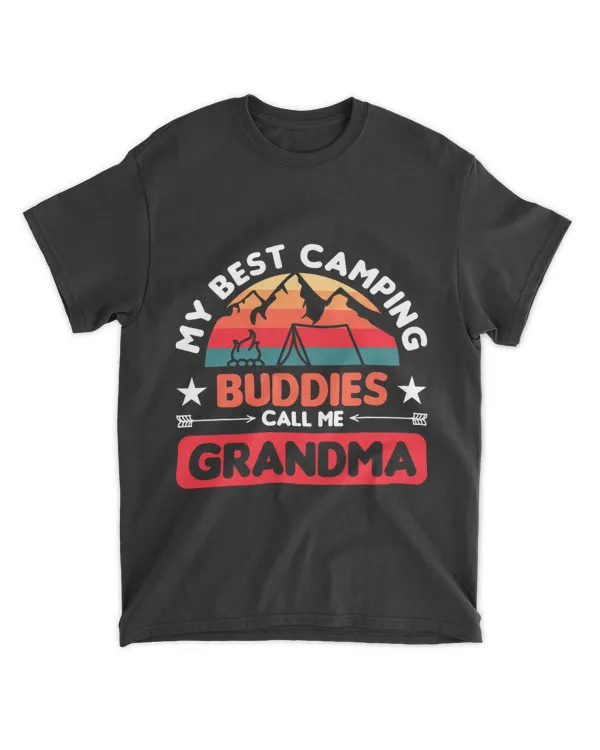 Camper Outdoor Tent My Best Camping Buddies Call Me Grandma