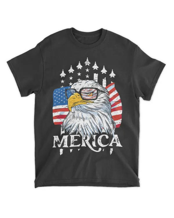 Merica Eagle USA Independence Flag 4th of July