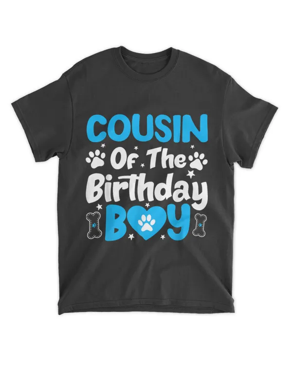 Cousin Of The Birthday Boy Dog Paw Family Party De