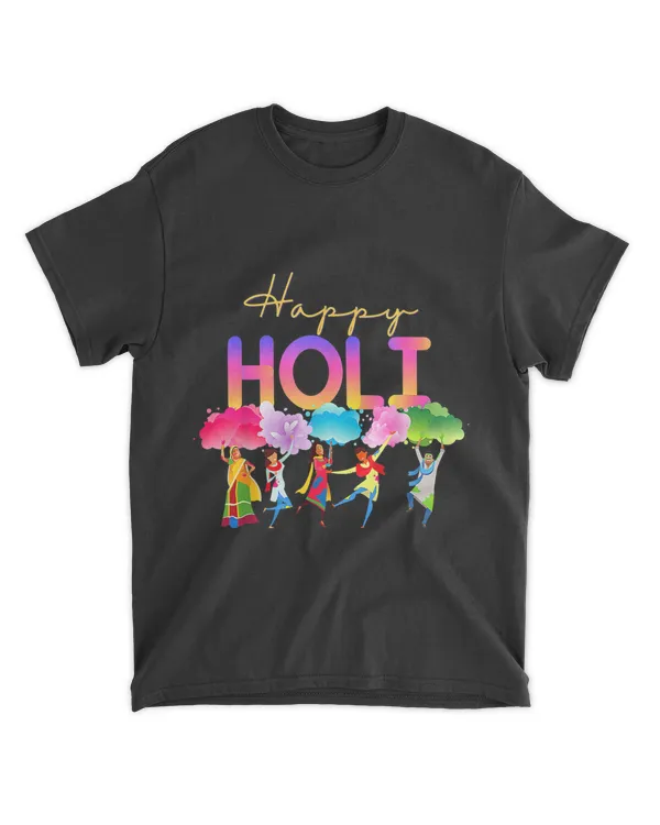 Happy Holi Hindu Spring Holi Festival of Colors Wo