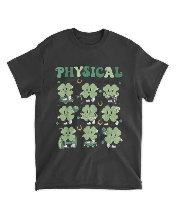 Physical Therapy PT Funny Shamrock St Patricks Day