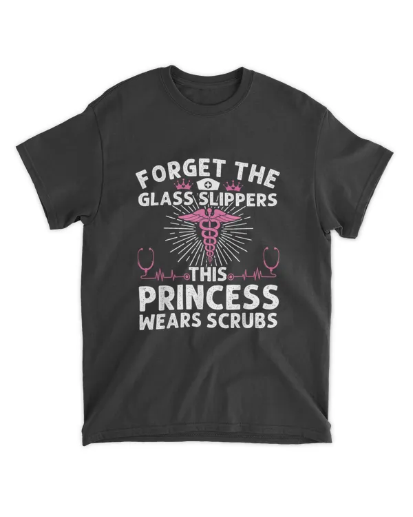 Funny Nurse Gift For Women Cool This Princess Wears Scrubs