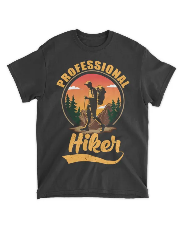 Hiking ( Hiking Trails ) - Professional Hiker T-shirt