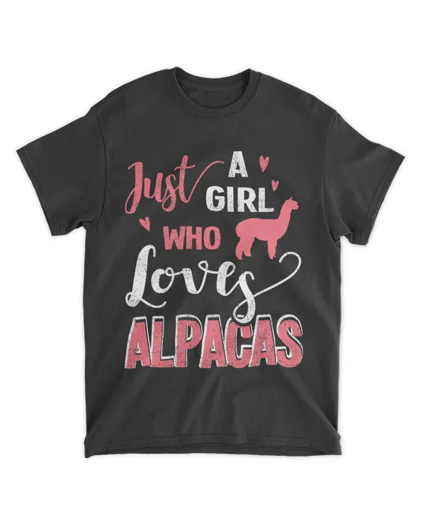 Just A Girl Who Love Alpacas For Animal Lover With Funny Alpacas 6s31