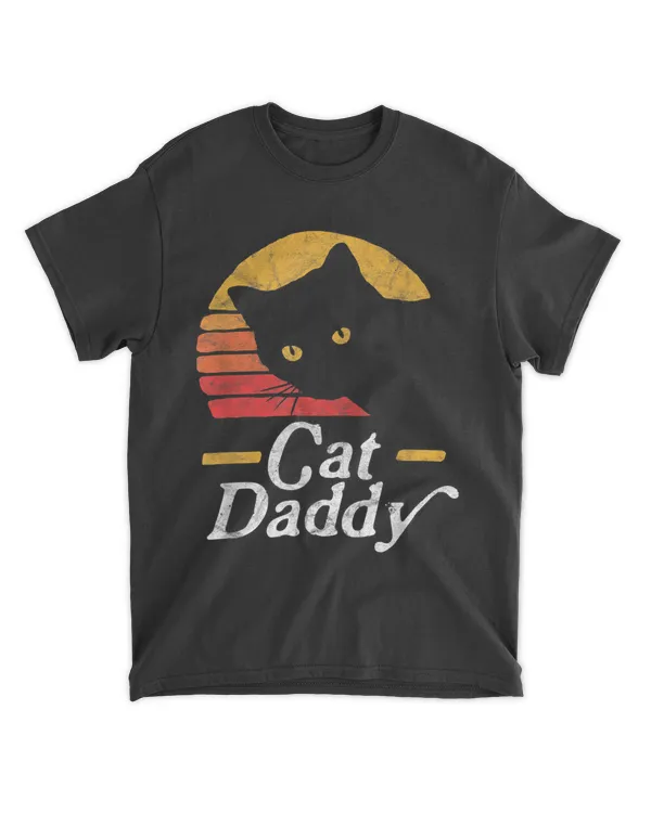 Cat Daddy Vintage Eighties Style Cat Retro Distressed QTCAT202211010005