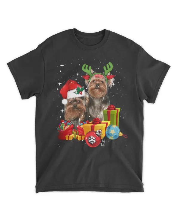 Funny Yorkshire Terrier christmas Long Sleeve T-Shirt