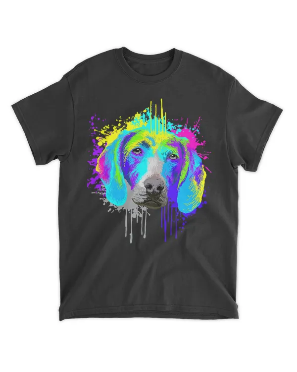 Splash Art Weimaraner Dog Owner Gift Idea Dog T-Shirt