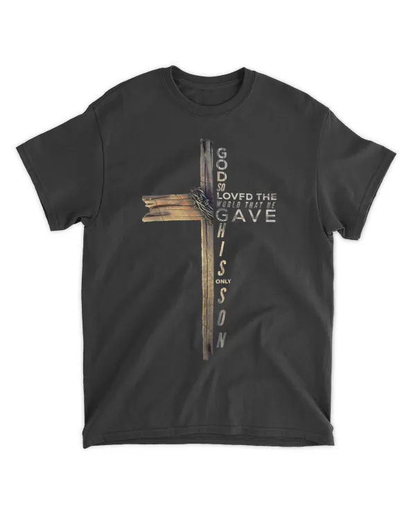 got-jat-28 John 3 16 Christian Cross Bible